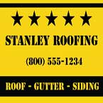 Roofing Company Yard Sign